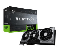 MSI VGA NVIDIA GeForce RTX 5090 32G VENTUS 3X OC, RTX 5090, 32GB GDDR7, 3xDP, 1xHDMI