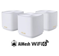 ASUS ZenWiFi XD4 Plus 3-pack white Wireless AX1800 Dual-band Mesh WiFi 6 System