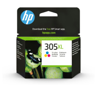 HP 305XL High Yield Tri-color Original Ink Cartridge (200 pages)