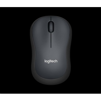 Logitech Wireless Mouse M220 Silent, black