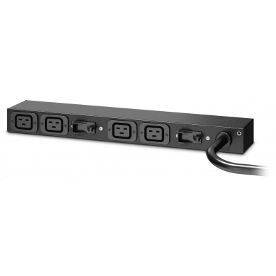 APC Rack PDU, Basic, 0U/1U, 220-240V, 32A, (4) C19, EMEA/ASIA, IEC 309 32A 2P+E (3.66m)