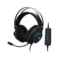 GIGABYTE sluchátka s mikrofonem AORUS H1, headset, USB