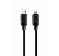 GEMBIRD Kabel USB 2.0 Type-C na Ligtning (CM/8pinM), 1,5m, datový, černá