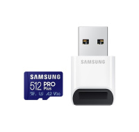 Samsung micro SDXC karta 512GB PRO Plus + USB adaptér