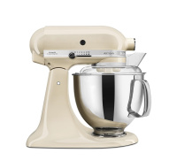 KitchenAid Artisan 5KSM175PSEAC kuchyňský robot, 10 rychlostí, planetární systém, celokovová konstrukce, mandlová