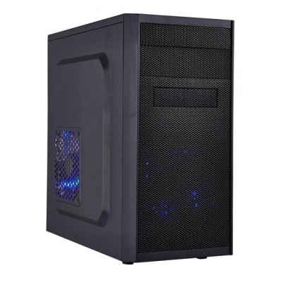 BAZAR - EUROCASE skříň MC X203 EVO black, micro tower, 2x USB 2.0, 1x USB 3.0, "POŠKOZENÝ OBAL"