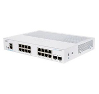 Cisco switch CBS250-16T-2G-UK (16xGbE,2xSFP,fanless) - REFRESH