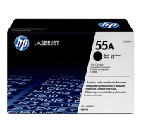 HP 55A Black LJ Toner Cart, CE255A (6,000 pages)