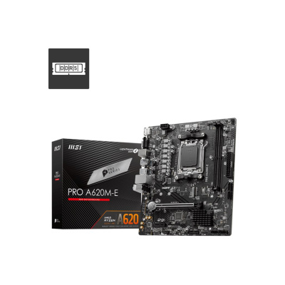 MSI MB Sc AM5 PRO A620M-E, AMD A620, 2xDDR5, 1xHDMI, 1xVGA, mATX