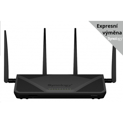 Synology RT2600AC MESH WiFi5 router (AC2350,4G LTE,2,4GHz/5GHz,4xGbELAN,1xGbEWAN,1xnanoSIM,1xUSB2.0,1xUSB3.0,1xSD)