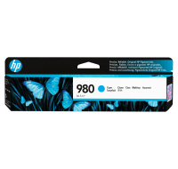 HP 980 Cyan Ink Cart, D8J07A (6,600 pages)