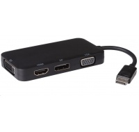 PREMIUMCORD adaptér DisplayPort - DP + HDMI + DVI + VGA , 1080p, 4K*2K