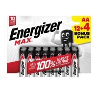 Energizer LR6/16 Max AA 12+4 zdarma