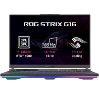 ASUS NTB ROG Strix G16 (G614JZ-N3001W), i7-13650HX , 16" 1920 x 1200, 16GB, 512GB SSD, RTX4080, W11H, Gray