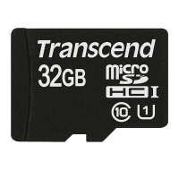 TRANSCEND MicroSDHC karta 32GB Premium, Class 10 UHS-I 300x, bez adaptéru