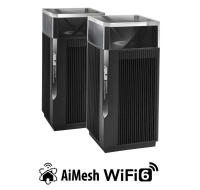 ASUS ZenWiFi Pro XT12 2-pack Wireless AX11000 Tri-band Mesh WiFi 6 System, 2.5G WAN/LAN