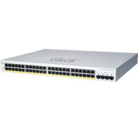 Cisco switch CBS220-48P-4G (48xGbE,4xSFP,48xPoE+,382W) - REFRESH