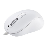 ASUS MU101C Wired Blue Ray Mouse, bílá