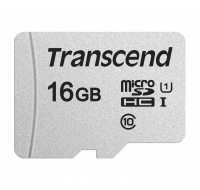 TRANSCEND MicroSDHC karta 16GB 300S, UHS-I U1, bez adaptéru