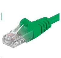 PREMIUMCORD Patch kabel UTP RJ45-RJ45 CAT5e 0.5m zelená