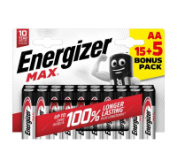 Energizer LR6/20 Max AA 15+5 zdarma