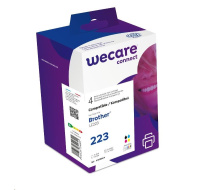 WECARE ARMOR cartridge pro Brother DCP-J4120DW, MFC-J4420DW, 4620DW, 4120DW(LC223 VAL BP), černá/CMYK, 1x12ml/3x6ml