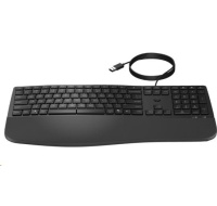 HP 480 Comfort Wired Keyboard - drátová ergonomická klávesnice CZ/SK