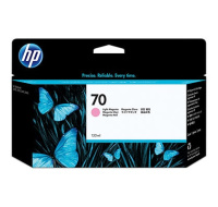 HP 70 Light Magenta DJ Ink Cart, 130 ml, C9455A