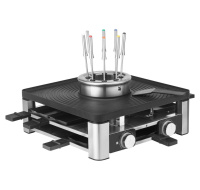 WMF Lumero Gourmet Station 3v1 raclette gril, 1800 W, fondue, nastavitelný termostat