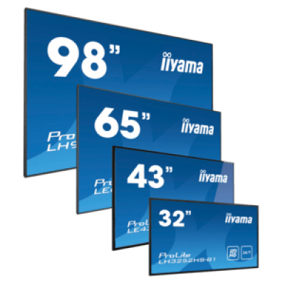 iiyama ProLite LH5560UHS-B1AG , 139cm (55''), 4K, USB, RS232, Ethernet, Wi-Fi, Android, kit (RS232), black