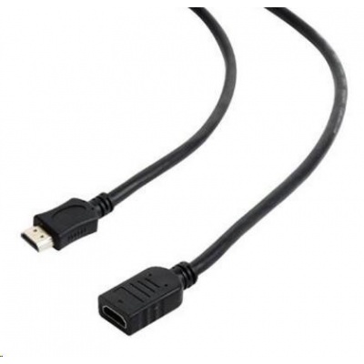 GEMBIRD Kabel prodlužovací HDMI - HDMI 1,8m (zlacené konektory, stíněný)