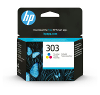 BAZAR - HP 303 Tri-color Original Ink Cartridge (165 pages), T6N01AE - Poškozený obal (Komplet)