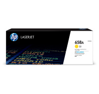 HP 658A Yellow LaserJet Toner Cartridge (6,000 pages)