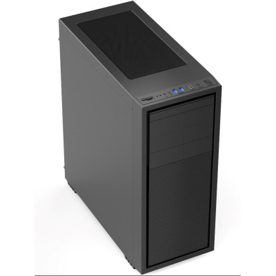 GEMBIRD COMPUTER FORNAX K500/MIDI TOWER/ČERNÁ