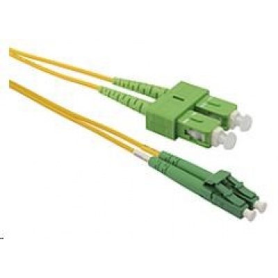 Solarix Patch kabel 9/125 LCapc/SCapc SM OS 2m duplex SXPC-LC/SC-APC-OS-2M-D