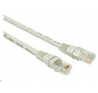 Solarix Patch kabel CAT6 UTP PVC 10m šedý non-snag-proof C6-155GY-10MB
